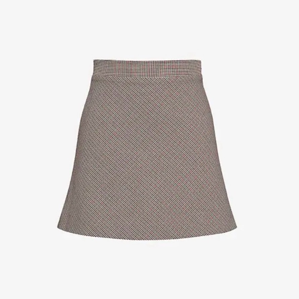 HOUSE OF CB Woven Mini Skirt - Brown (Size S)